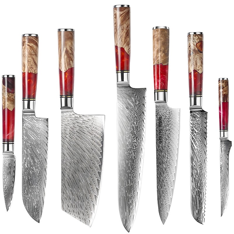 9CR18MOV CORE STEEL KNIFE SET FOR HOME USED