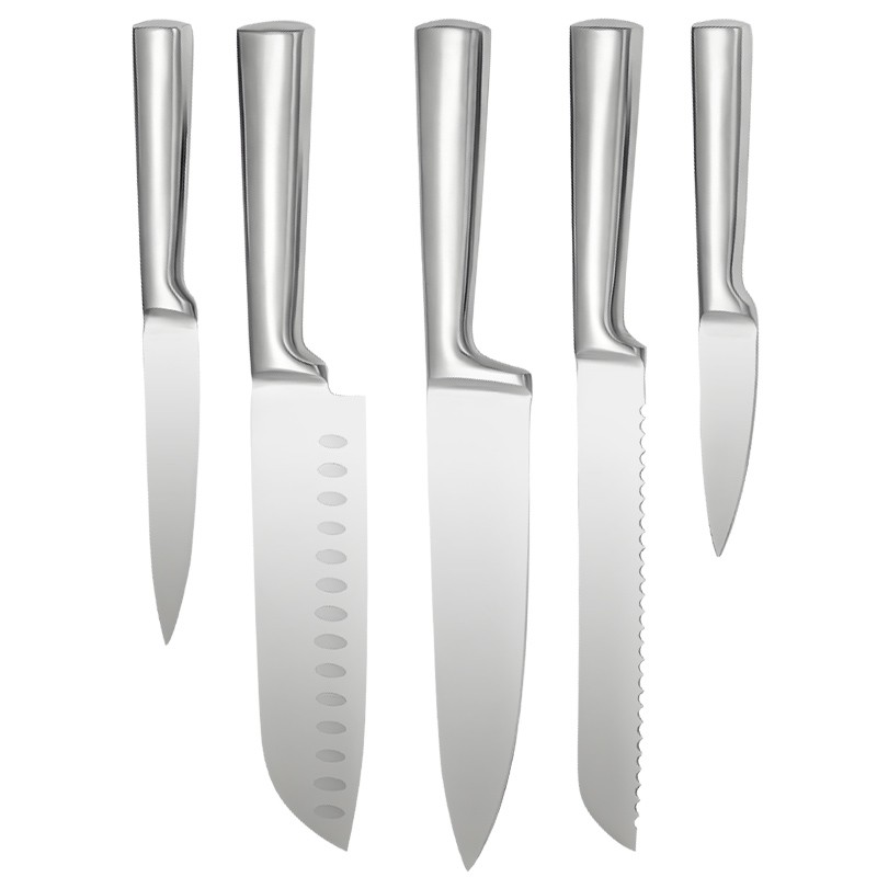 5-piece-hollow stainless steel handle Kitchen Knife Set