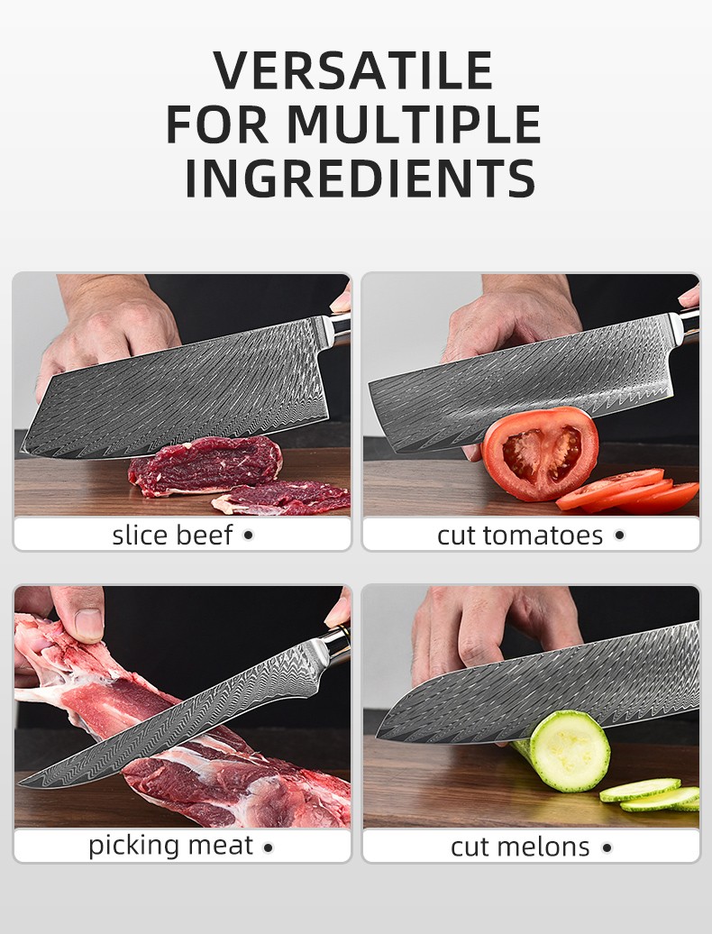 9CR18MOV CORE STEEL KNIFE SET FOR HOME USED detail