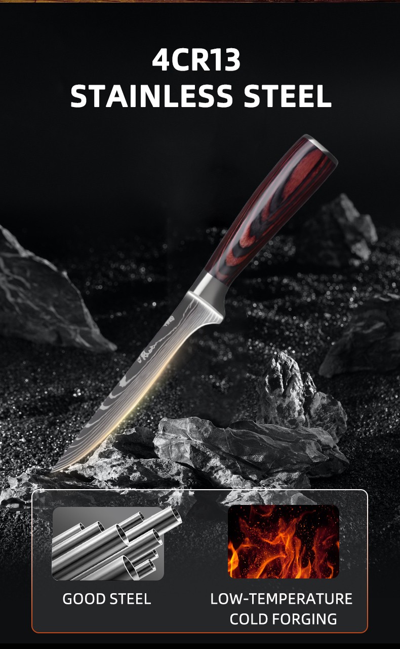 8-Inch Stainless Steel Chef Knife detail