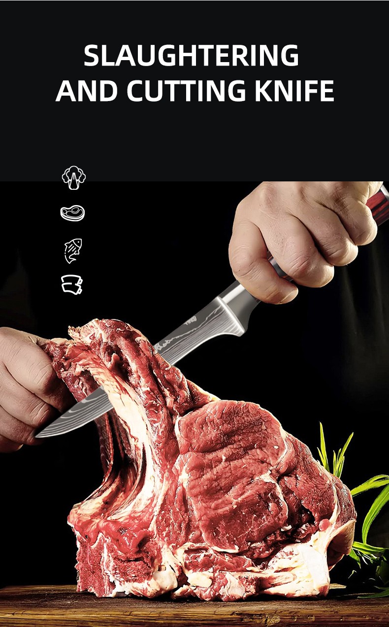 8-Inch Stainless Steel Chef Knife detail